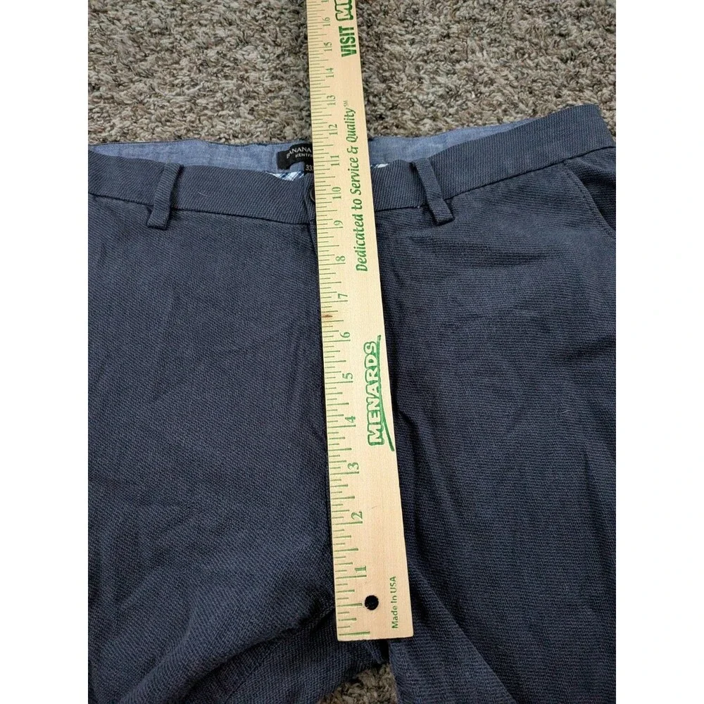 Banana Republic Kentfield Pants Navy Blue‎ Nova Men's Chinos 33/32